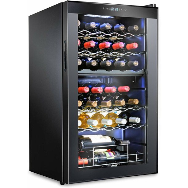 33 Bottle Dual Zone Wine Cooler Refrigerator - Ivation Wine Coolers