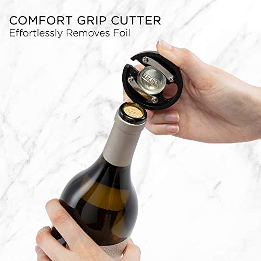 Ivation Wine Gift Set, Electric Corkscrew Wine Opener & Wine Foil