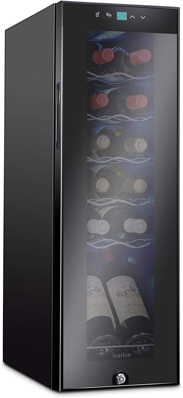 12 Bottle Compressor Wine Cooler Refrigerator